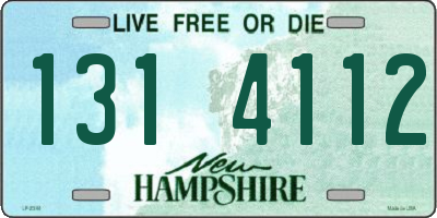 NH license plate 1314112