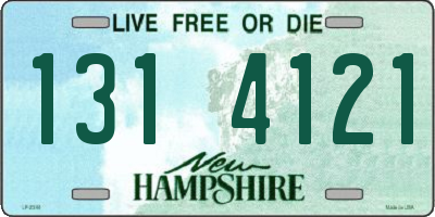 NH license plate 1314121