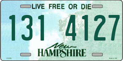 NH license plate 1314127
