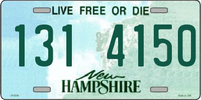 NH license plate 1314150