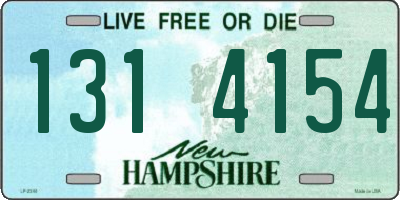 NH license plate 1314154