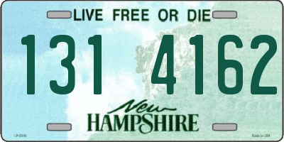 NH license plate 1314162