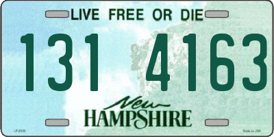 NH license plate 1314163