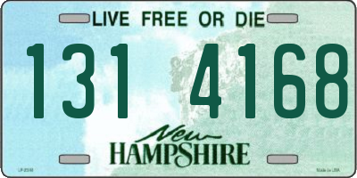 NH license plate 1314168