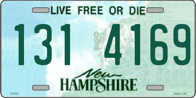 NH license plate 1314169