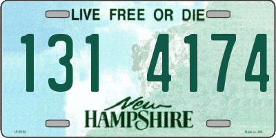 NH license plate 1314174