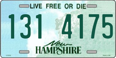 NH license plate 1314175