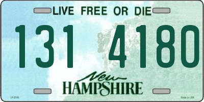 NH license plate 1314180