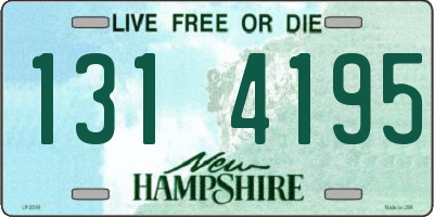 NH license plate 1314195