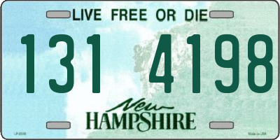NH license plate 1314198