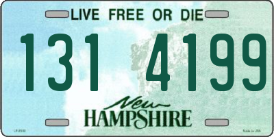 NH license plate 1314199