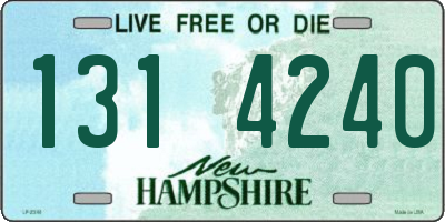 NH license plate 1314240