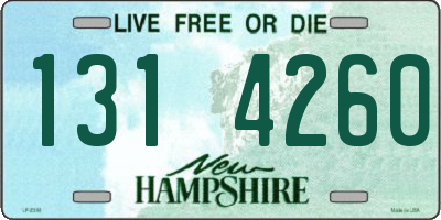 NH license plate 1314260