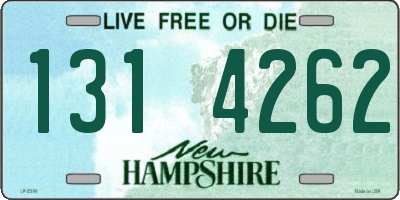 NH license plate 1314262