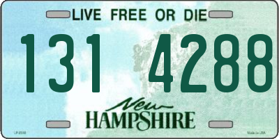 NH license plate 1314288