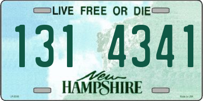 NH license plate 1314341