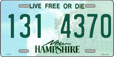 NH license plate 1314370