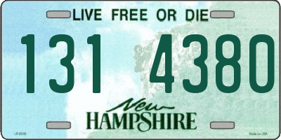 NH license plate 1314380