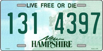 NH license plate 1314397