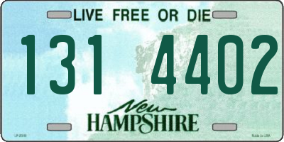 NH license plate 1314402