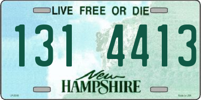 NH license plate 1314413