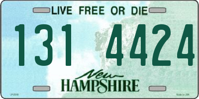 NH license plate 1314424