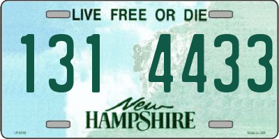 NH license plate 1314433