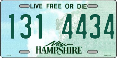 NH license plate 1314434
