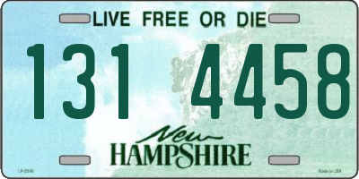 NH license plate 1314458