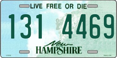 NH license plate 1314469