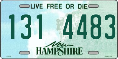 NH license plate 1314483