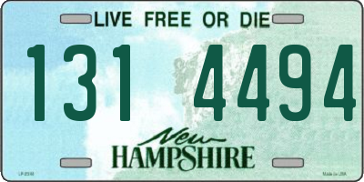 NH license plate 1314494