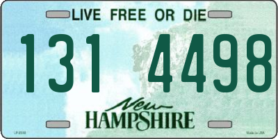 NH license plate 1314498