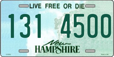 NH license plate 1314500