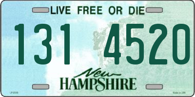 NH license plate 1314520
