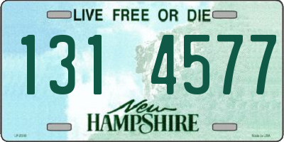 NH license plate 1314577