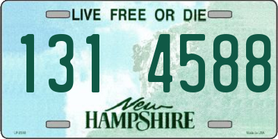 NH license plate 1314588