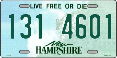 NH license plate 1314601