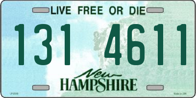 NH license plate 1314611