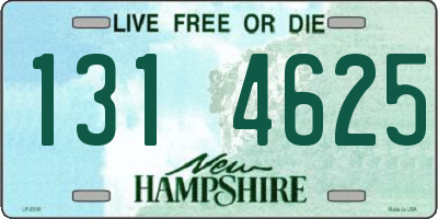 NH license plate 1314625