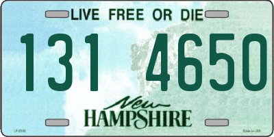 NH license plate 1314650