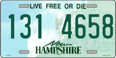 NH license plate 1314658