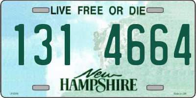NH license plate 1314664