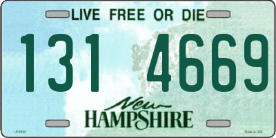 NH license plate 1314669