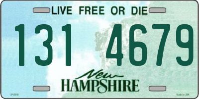 NH license plate 1314679
