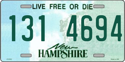 NH license plate 1314694