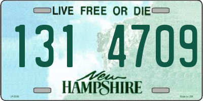 NH license plate 1314709