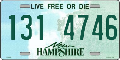 NH license plate 1314746