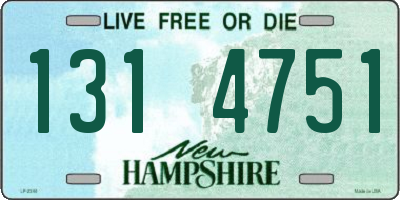 NH license plate 1314751