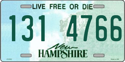 NH license plate 1314766